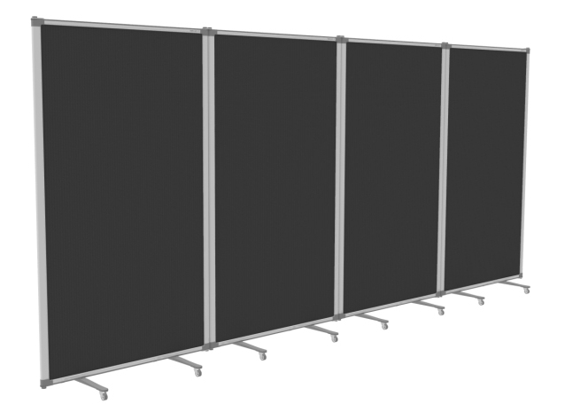 Freestanding Mobile Partitioning Screen