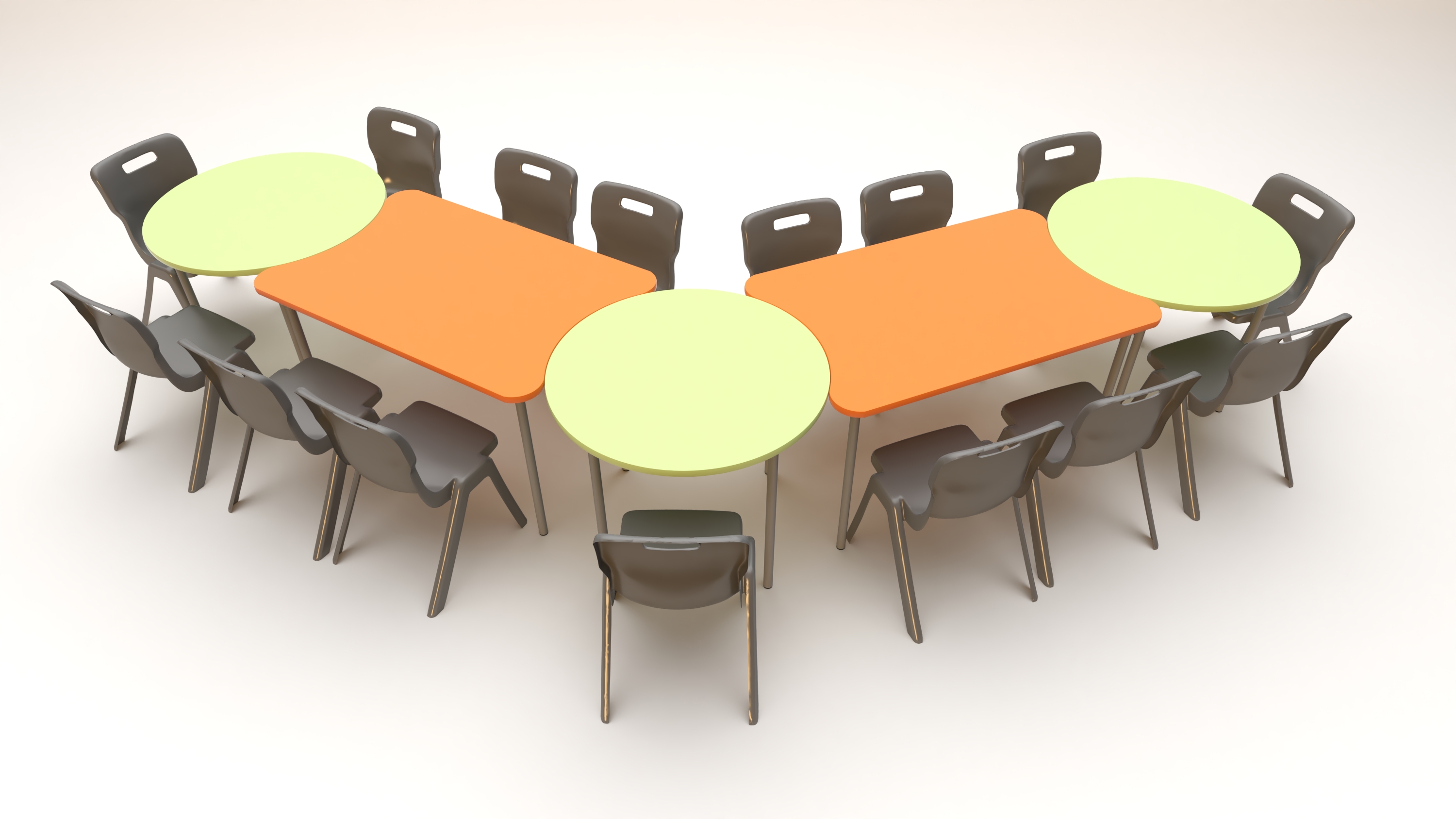 Buddy Concave & Round Tables