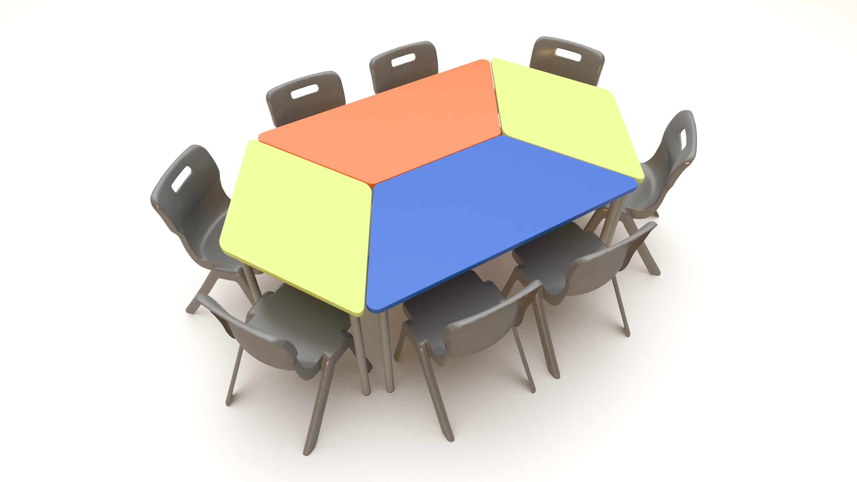 Buddy Trapezoid Table - Image 8