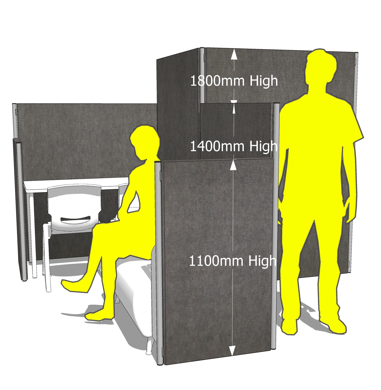 Buddy Flexible Learning Hub (Screens Only - Set of 6)