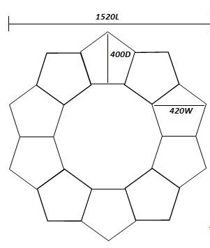 Pentagon Ottoman - Image 3