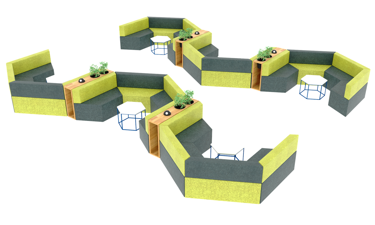 Podz Large Trapezoid Ottoman - CLEARANCE - Image 4