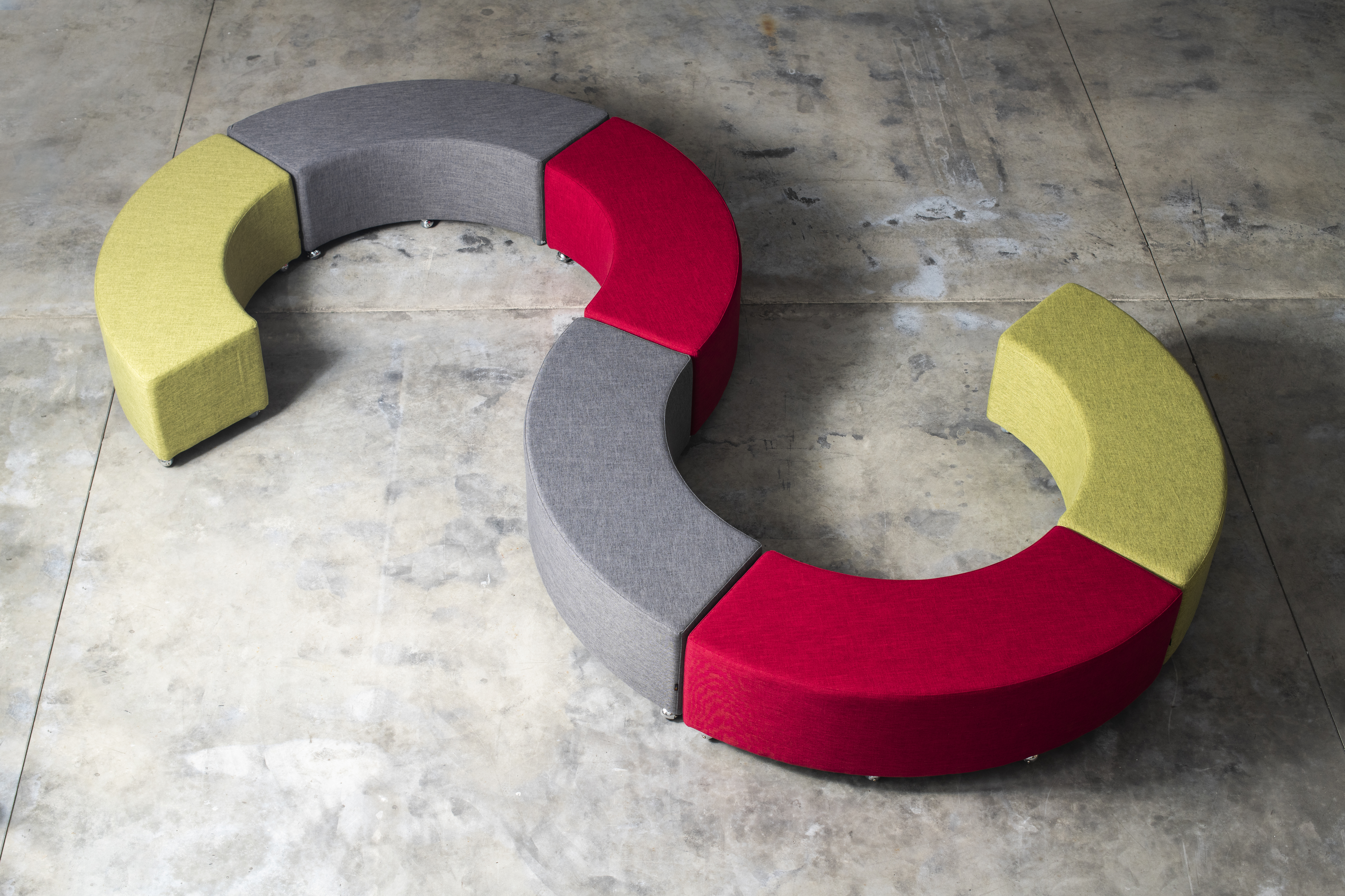 Quarter Donut Ottoman - CLEARANCE - Image 4