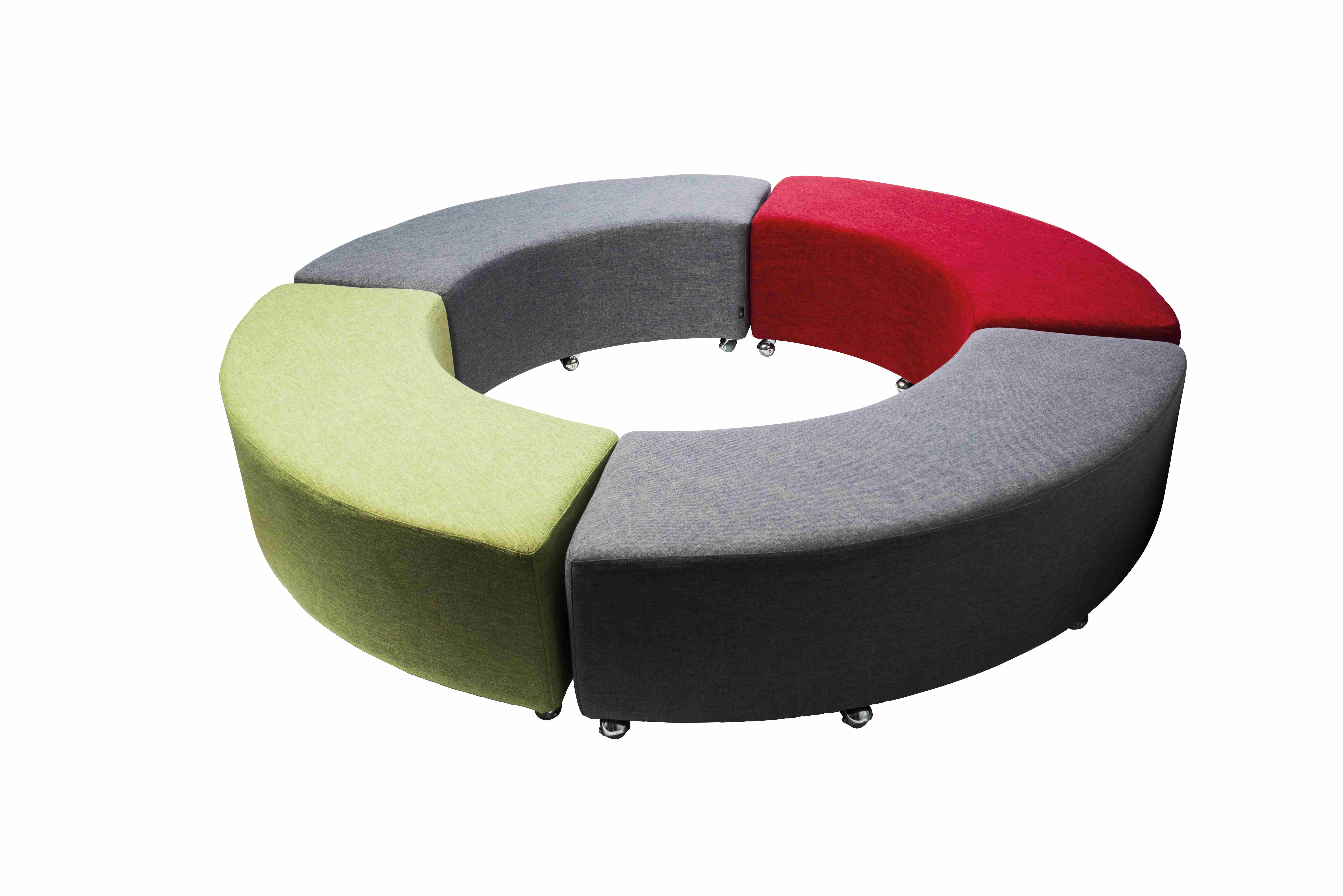 Quarter Donut Ottoman - CLEARANCE - Image 3