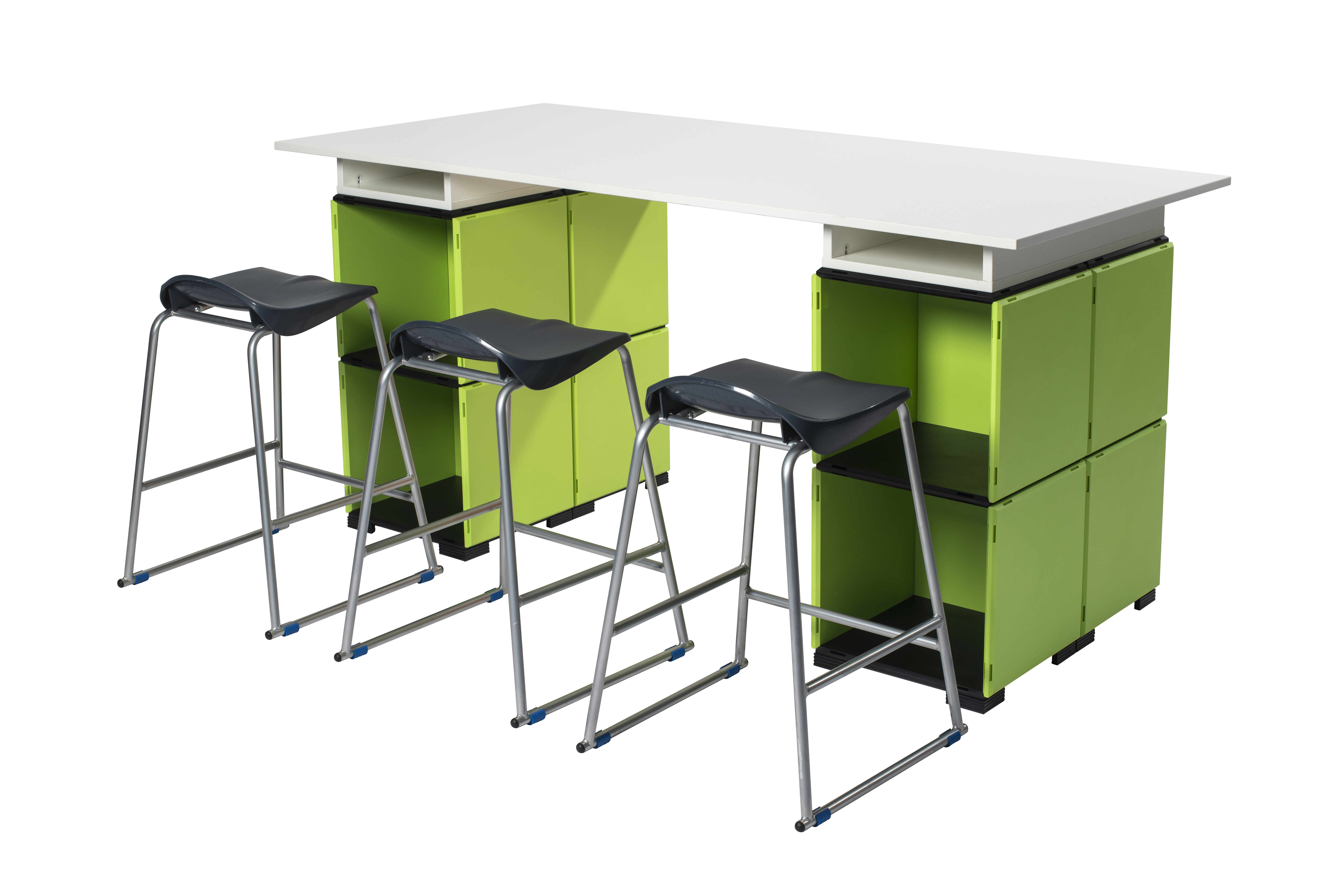 Flexi Cube - Rectangle 900h Bench Station